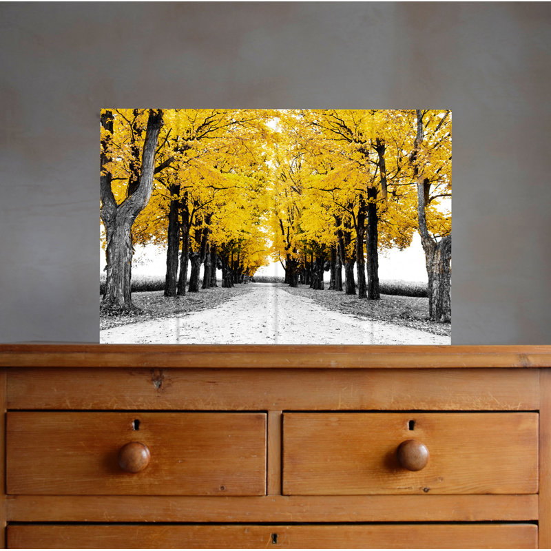 Décoration murale rangée of ambre trees, H 16 po x l 20 po x P 1 po