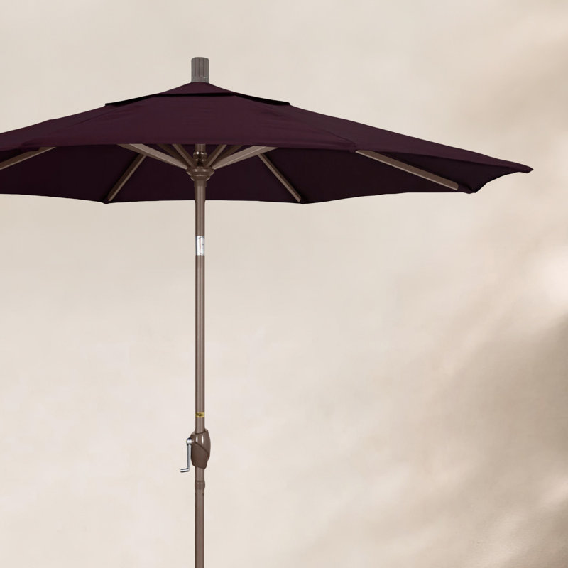 Parasol de marché 7,5', Pacifique, Bronze, Performance mauve