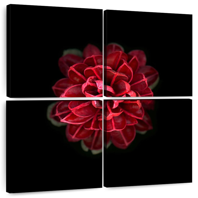 Harnek In Red, 32" H x 32" W