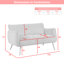 Carvalho Soft Touch Fabric 2 Seater Sofa-123627407