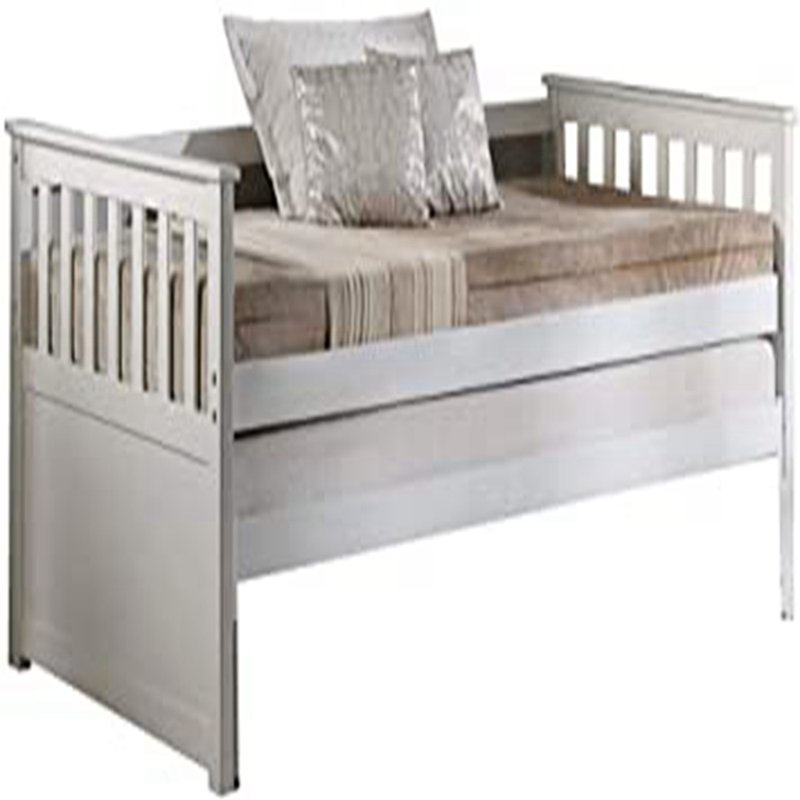 Lit plateforme simple en bois massif