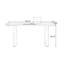 Bureau rectangulaire brun et blanc en bois manufacturé-217512568