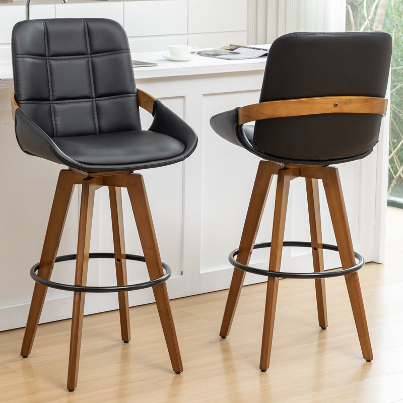 Bar Stools, Bar Stool (29.52" Seat Height), Black
