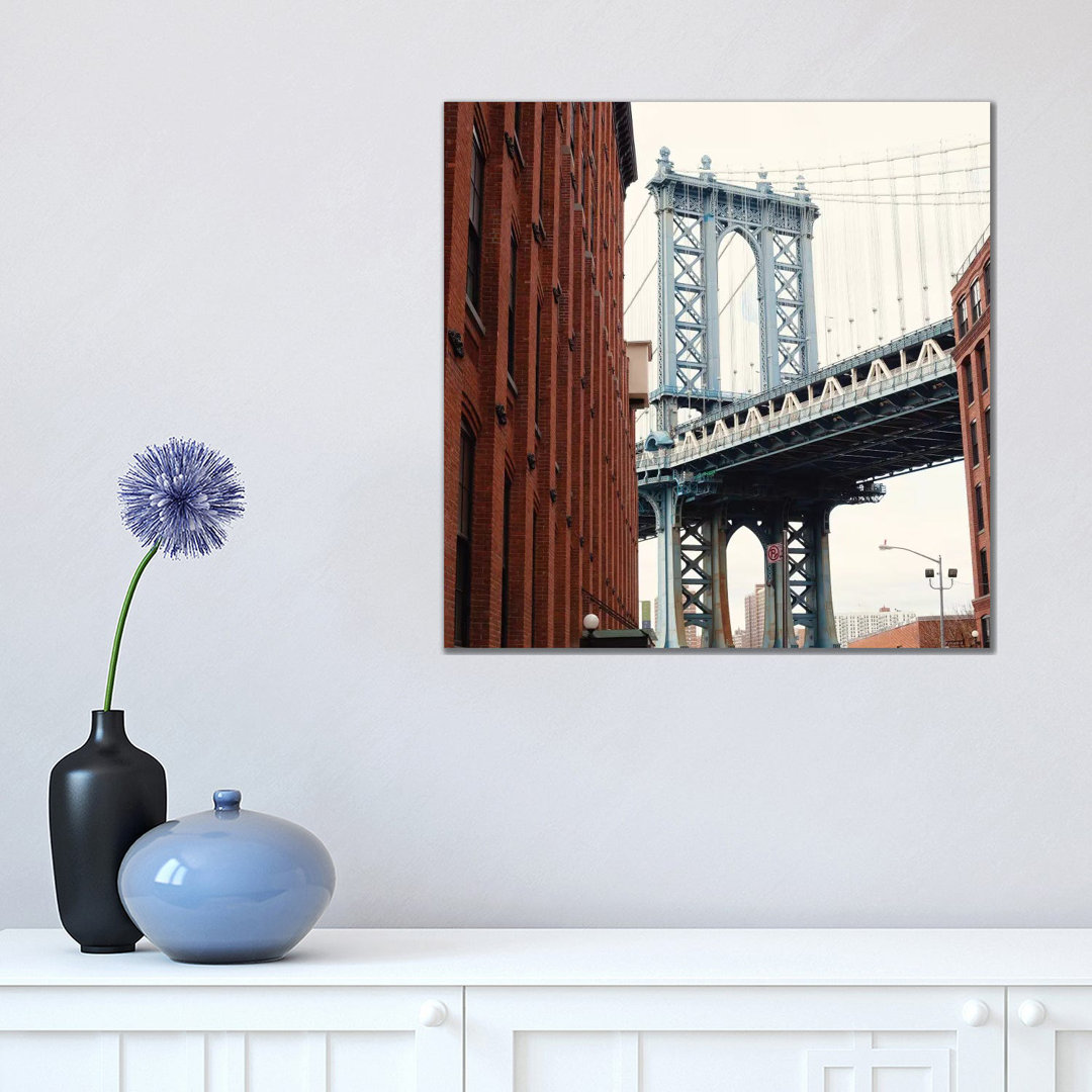 Manhattan Bridge by Caroline Mint - Photograph Print on Canvas