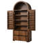 Armoire de cuisine de 72 pouces de haut Mid-Century avec 2 tiroirs, 8 tablettes réglables pour les cuisines, salon-632114798