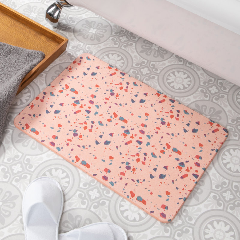 Non-Slip Bath Mat, Pink