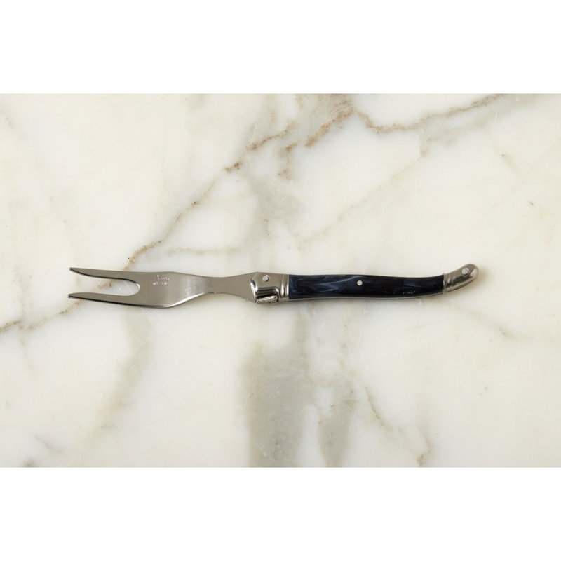 The Original French Laguiole Cheese Fork, Black