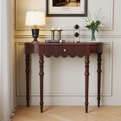 39" Solid Wood Console Table