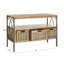 Console en bois massif de 36 po Aprille-2063660599