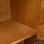 Armoire à boissons alcoolisées 31,5 "avec porte-verres à vin, support à vin et tablette réglable, armoire à vin, armoire à café pour la cuisine, buffet rustique avec rangement
