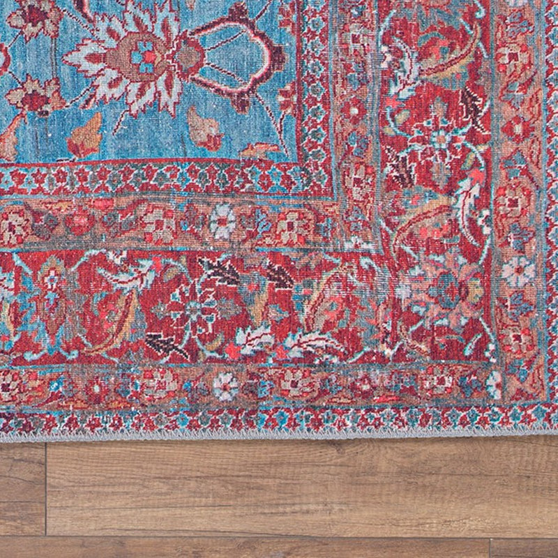 Luxurious Machine Washable Carpet, 100% Polyester, 7.5 x 10.8 Feet | Pile Height: 0.2 Inches, 1850 g/m² | Recycled Poly Cotton Underside, Easy Care, Perfect for Living Room & Bedroom, Soft & Durable Design