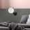 Stylish Black Wall Lamp, Metal Body with Glass Cap, 5.9 x 11.4 x 9.1 inches | E14 Socket, Max 40W (Bulb Not Included) | IP20 Rated, Perfect for Modern Home Decor & Ambiance Lighting, Sleek Design