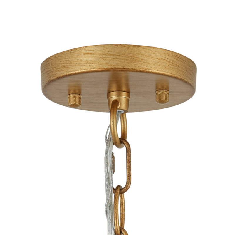 Luminaire suspendu suspendu en métal 5 lumières