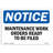 Osha Notice Maintenance Work Orders Ready to Be Filed Sign-79201926