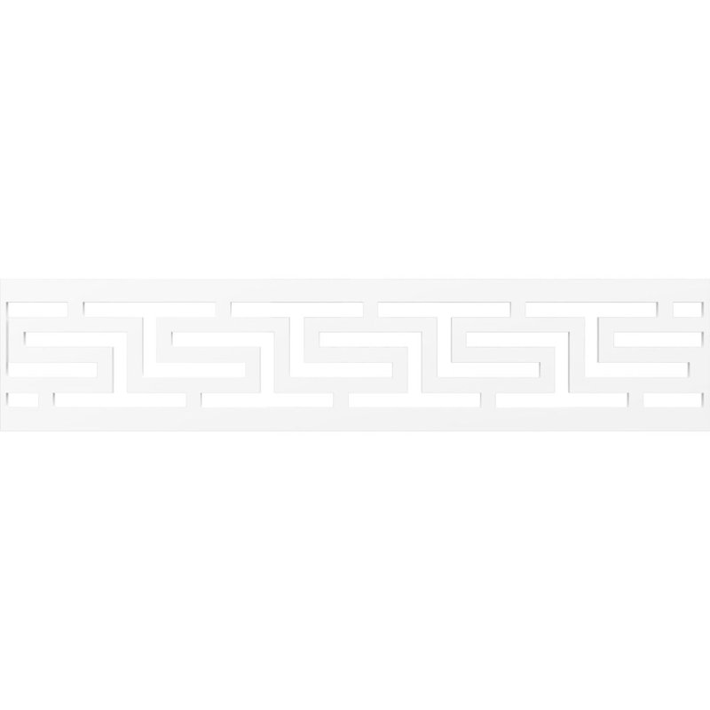 Moulure de panneau H T, H 10 po x l 46,75 po x P 0,38 po, PVC de qualité architecturale