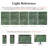 Ladonya Vintage Washable Green Area Rug wuth Non-Slip Backing-112420077