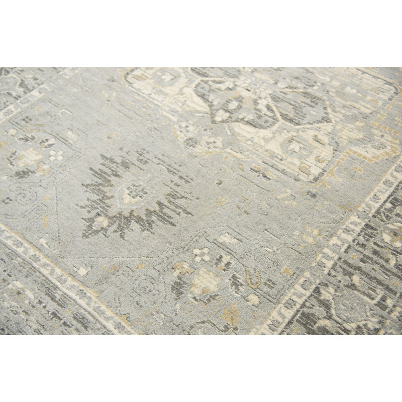 Tapis de la zone grise laine Esmeyer, Rectangle 3 pi x 5 pi