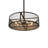 12 - Light Dimmable Drum Chandelier
