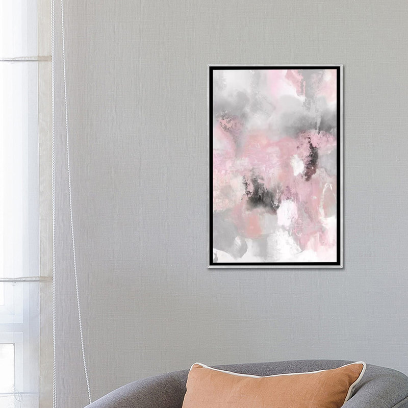 Irresistible Blush II par Tate Bridges - reproduction d'art, Aucun mat, H 26 po x l 18 po x 1,5 po, Toile avec cadre argenté