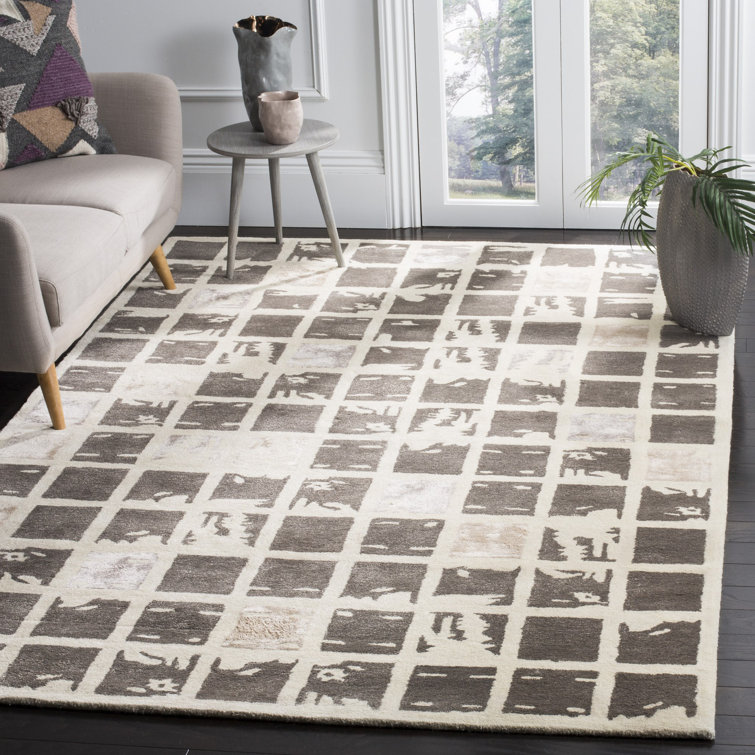 Jefferson Hand Tufted Wool Geometric Rug