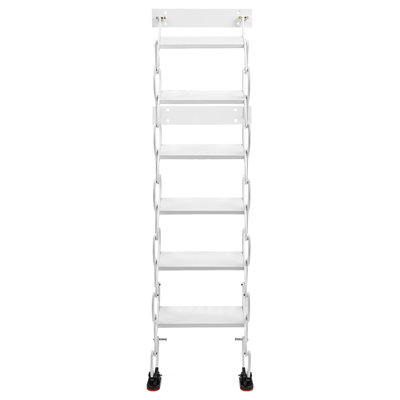 6 Steps Wall Mounted Retractable Ladder