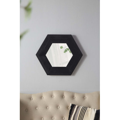 Miroir mural 18,5 "Hexagon