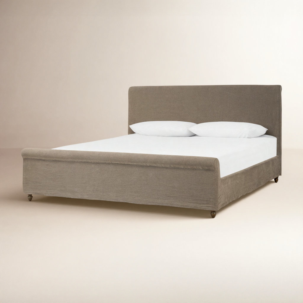 Dalia Bed, King, Brown
