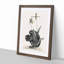 Black Squirrel by Mark Catesby - Picture Frame Painting Print-55686306-55686307