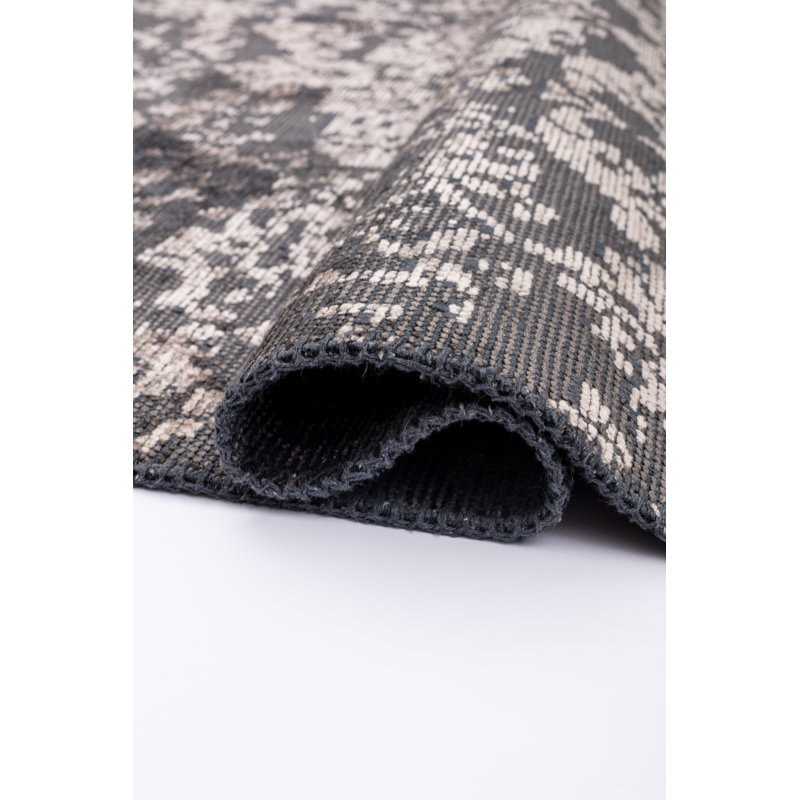 Rapture Beige Gray Toile Luxury Area Rug, Rectangle 7'10" x 11'2"
