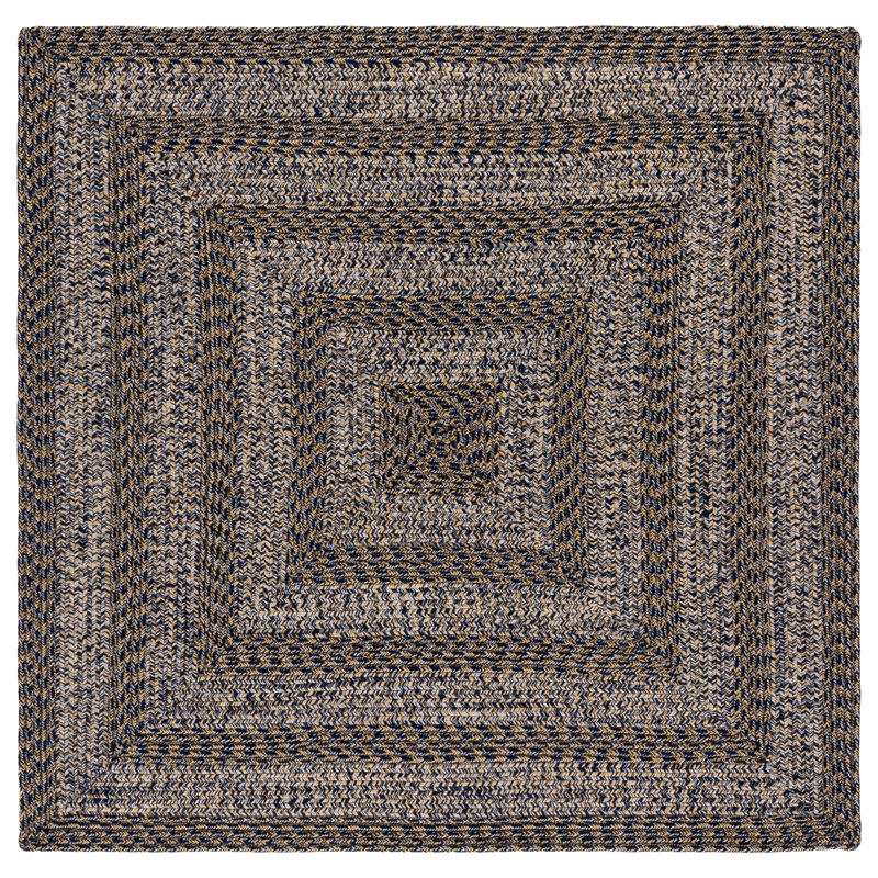 Tapis tissé à la main performance tressé à la main tressé 265, Carré 5 pi