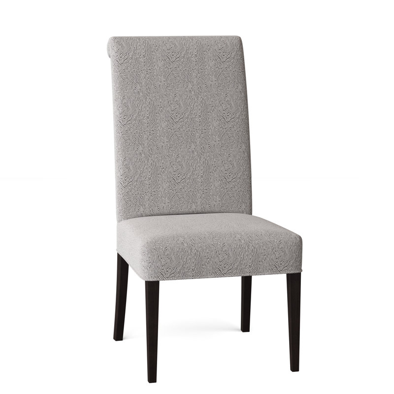 Chaise rembourrée Sebree, Espresso, Parchemin
