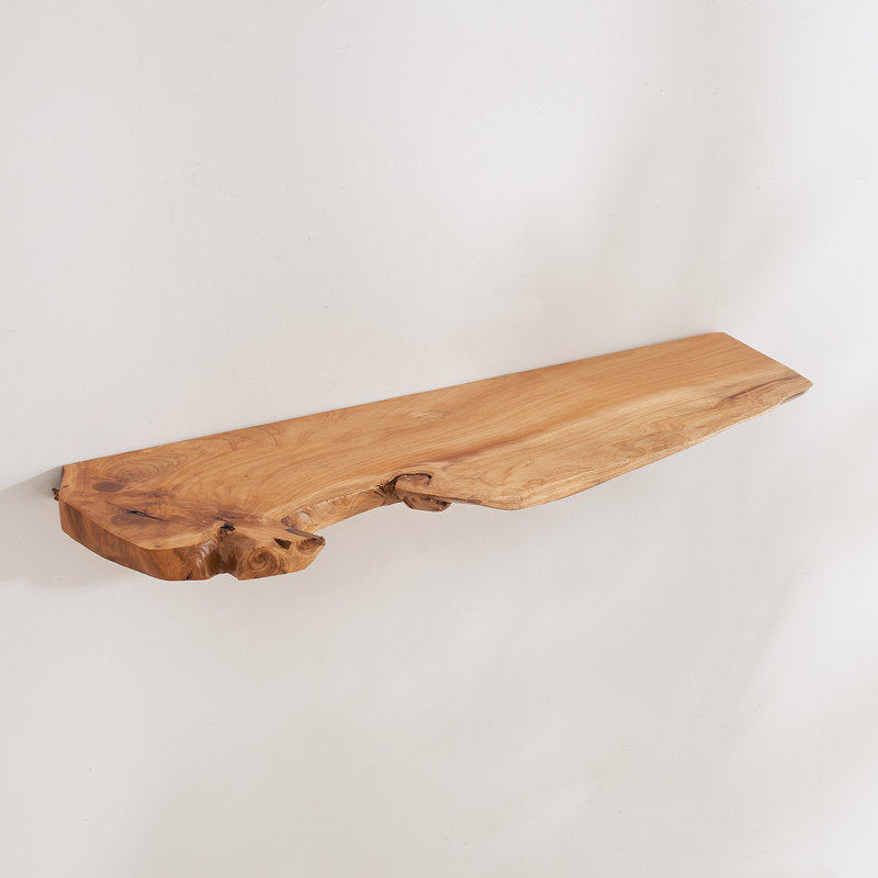 Irregular Wood Floating Shelf