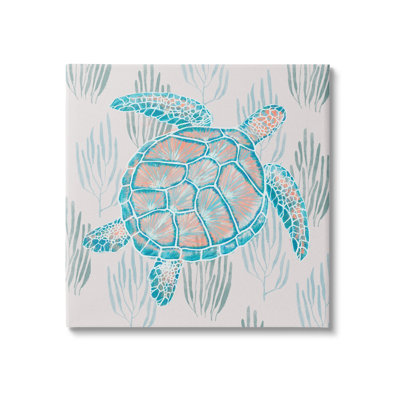 " Sea Turtle Among Ocean Grasses " by Ziwei Li