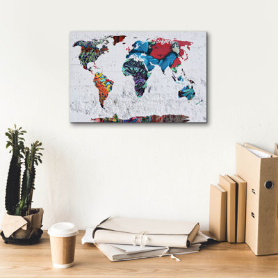 " Map Graffiti " by Mark Ashkenazi