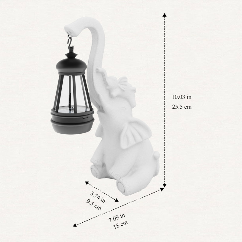 Resin Garden Statue, White