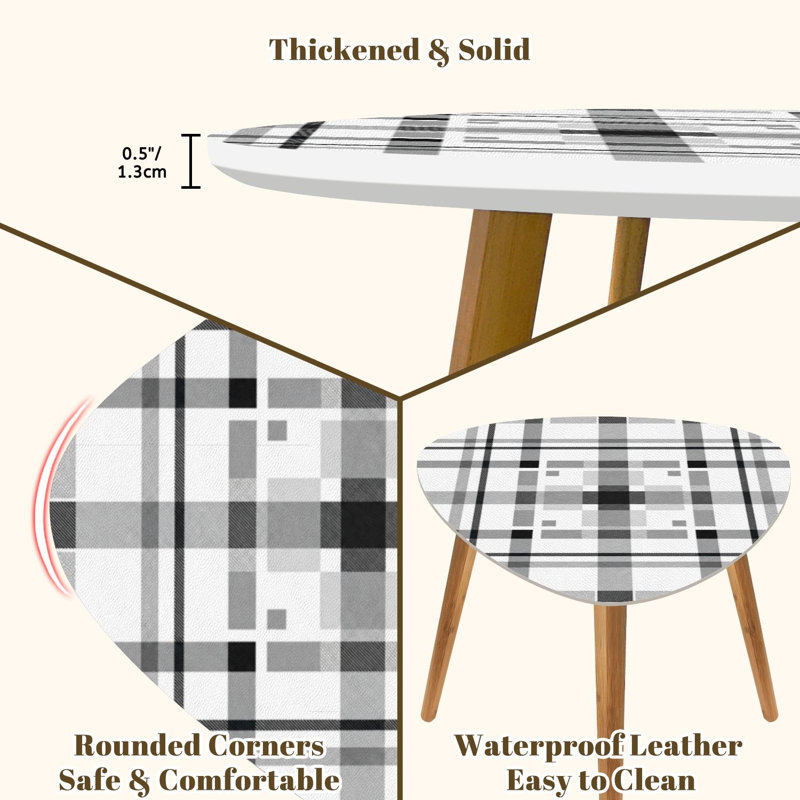 Ensemble de 2 tables basses gigognes Triangle