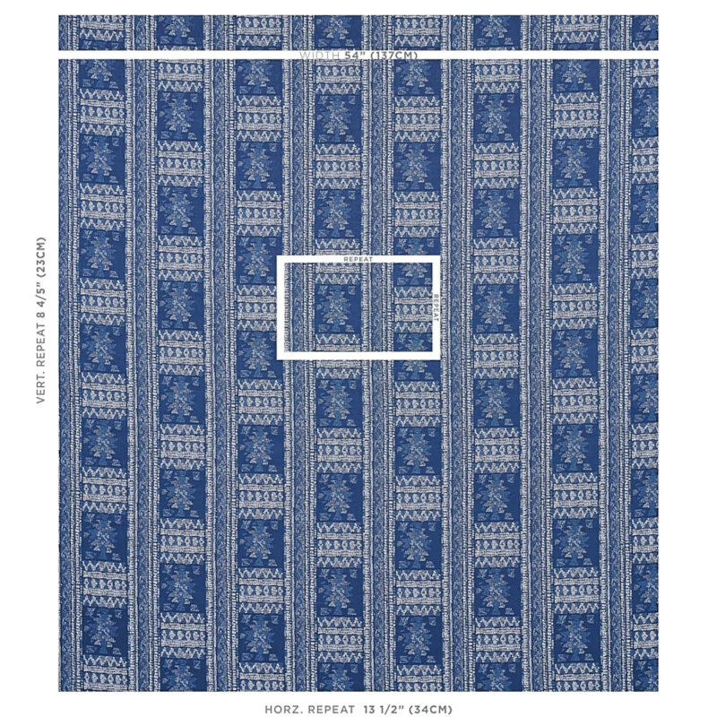 Maracena Jacquard Fabric, Blue