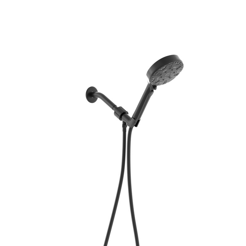 Système de douche complet, Noir mat