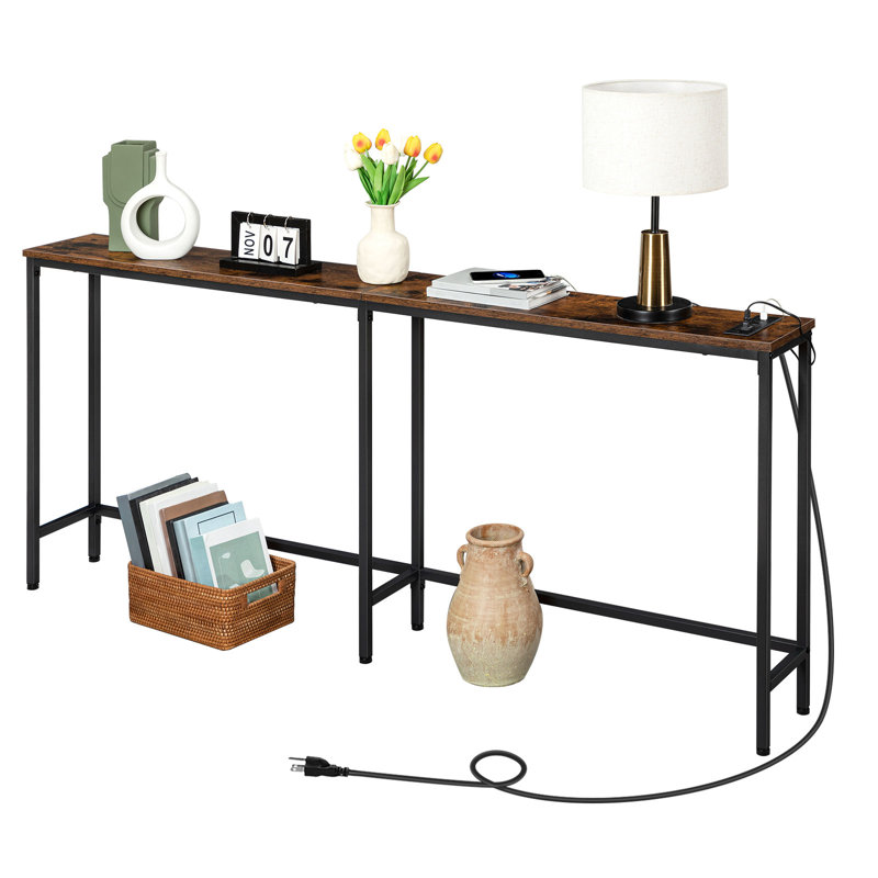 Console avec vestibule 70,9 po Anatola, Brun rustique