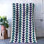 Tapis à motif géométrique à rayures verticales vert et mauve-1272949967