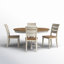 Ensemble de table de salle à manger 4 personnes Harlowe