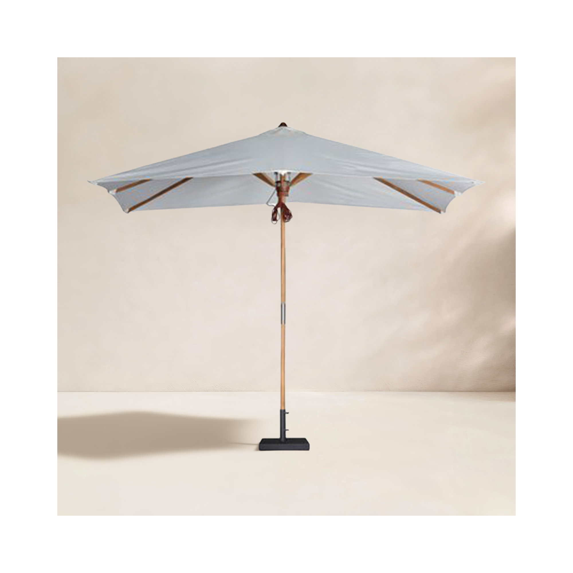Nadira 118'' Outdoor Umbrella, Cream