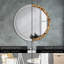 Huldar Glass Flat Wall Mirror
