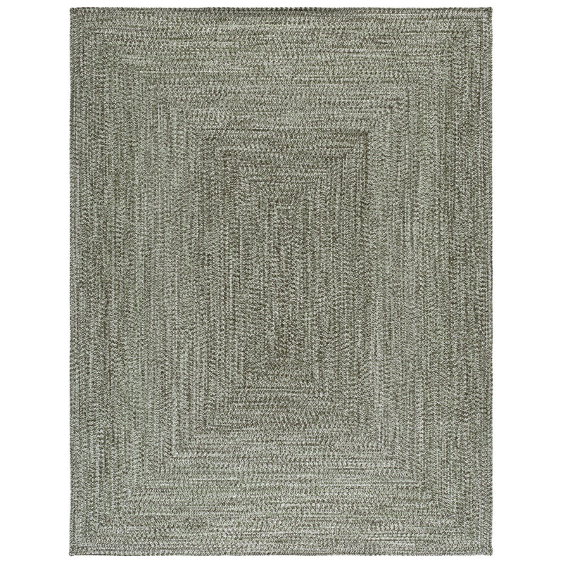 Braided 260 Hand Woven Performance Machine Washable No Pattern Rug, Rectangle 8' x 10'