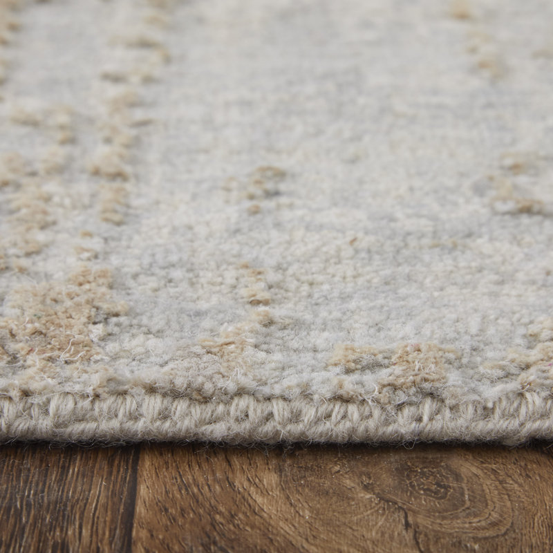 Tapis gris dégradé et dégradé Tashona, Rectangle 3' x 5'