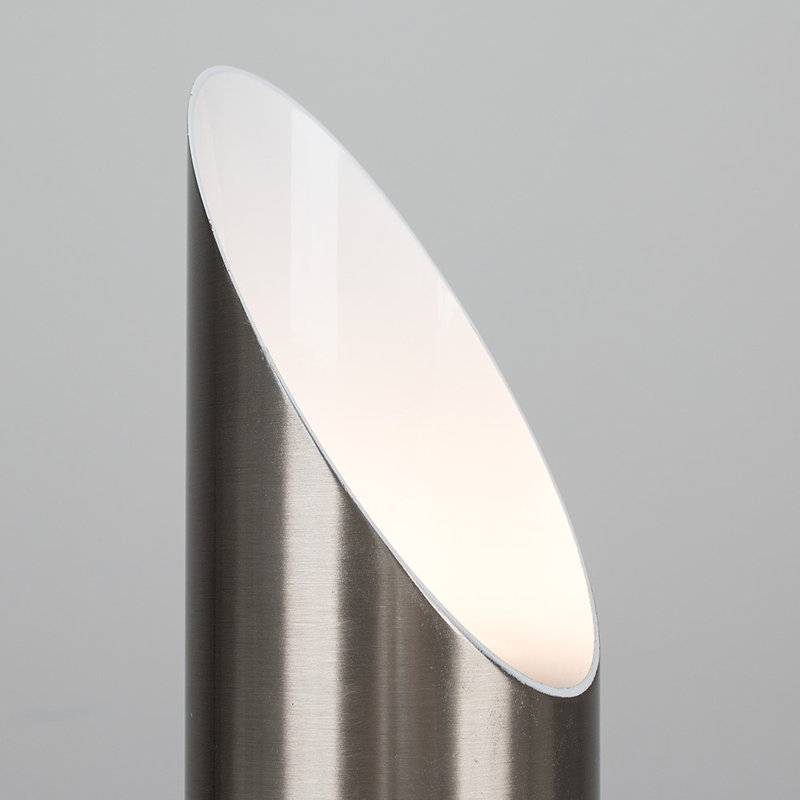 Arla 26cm Silver Uplighter Floor Lamp, Yes