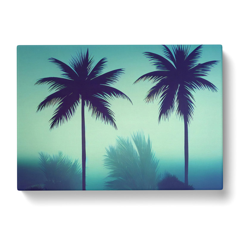Head Turning Palm Trees - Wrapped Canvas, 50cm H x 76cm W x 3cm D