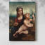 Madonna of the Yarnwinder - Toile tendue avec châssis par Leonardo Da Vinci-312301525