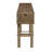 Console cachée en bois massif 84 po