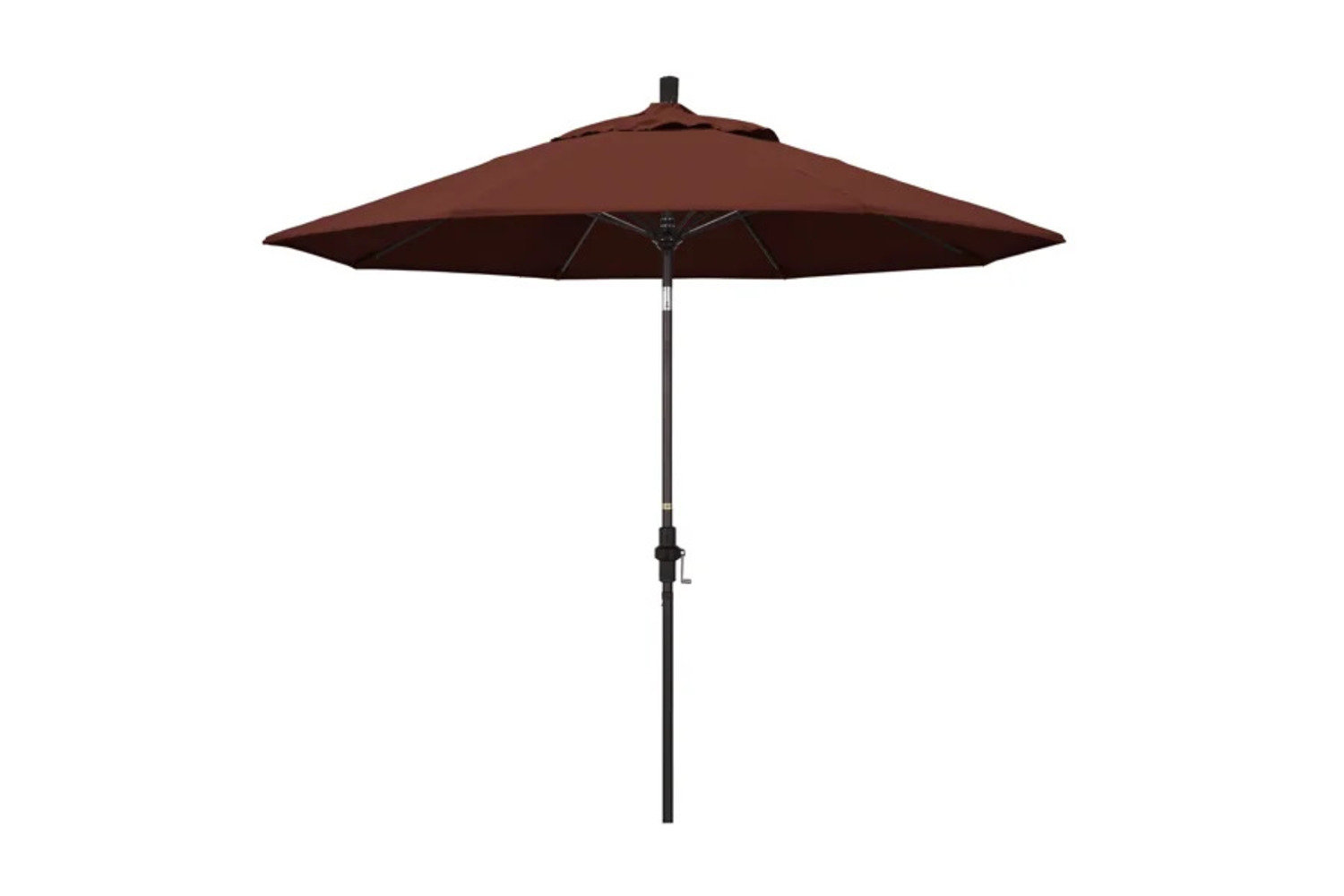 Roverta 9' Sunbrella® Market Umbrella, Canvas Henna Sunbrella® Canvas, Brown